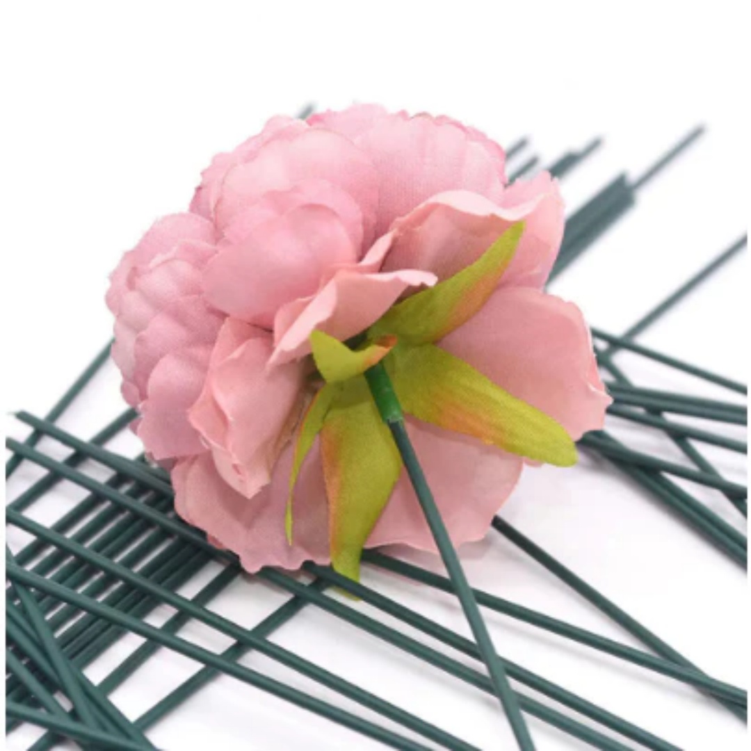 50 шт. зеленых проволочных сте – обзор и цена Wire Stem Florist