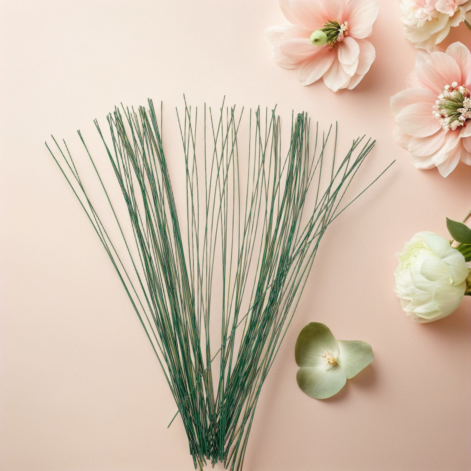 100 шт. зеленой флористической – обзор и цена Wire Stem Florist