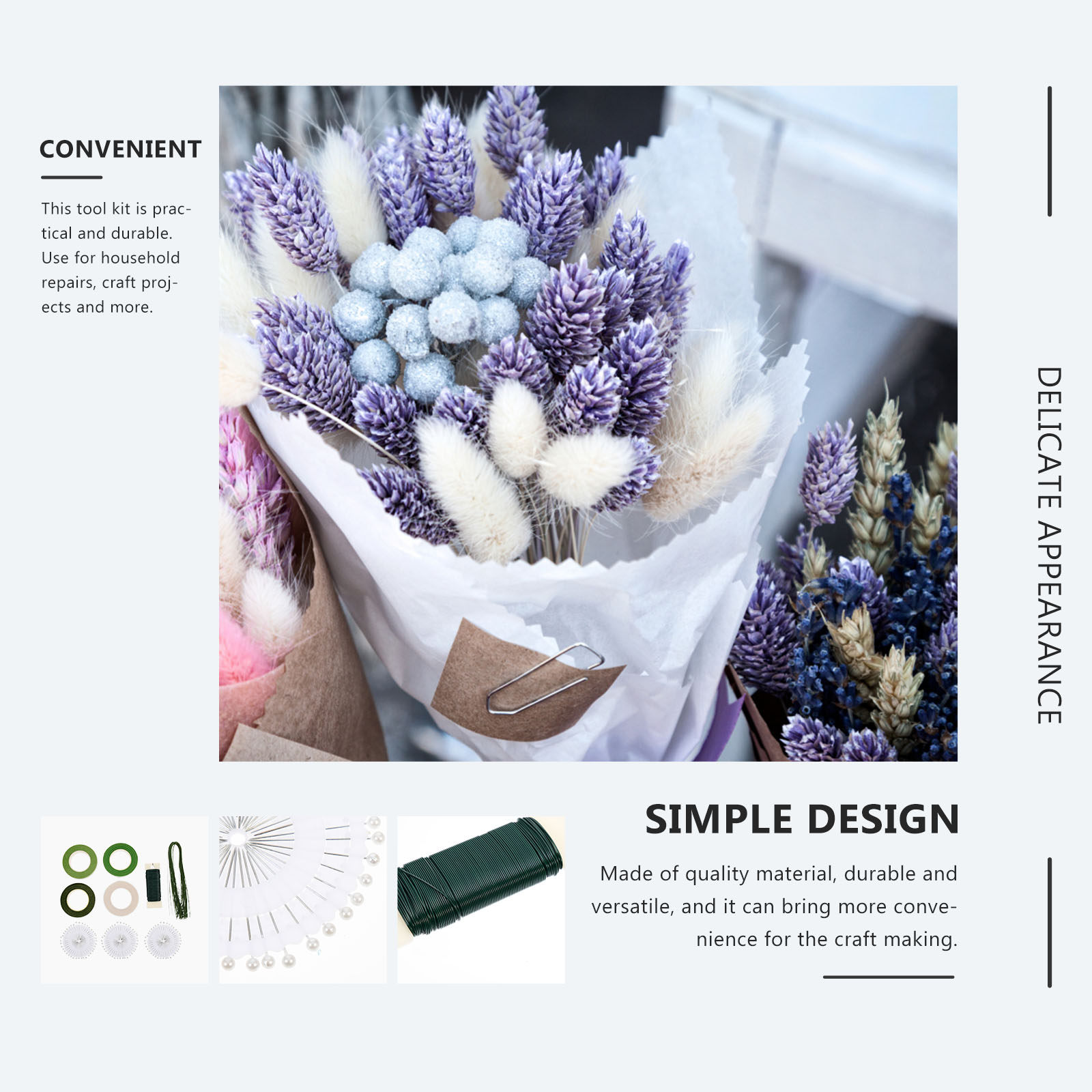 Набор для создания цветочных к – обзор и цена Wire Stem Florist