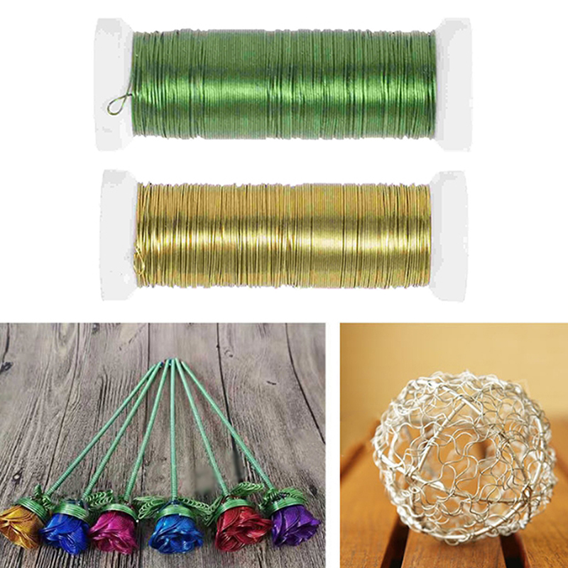 1 шт. 30 м проволока для рукод – обзор и цена Wire Stem Florist
