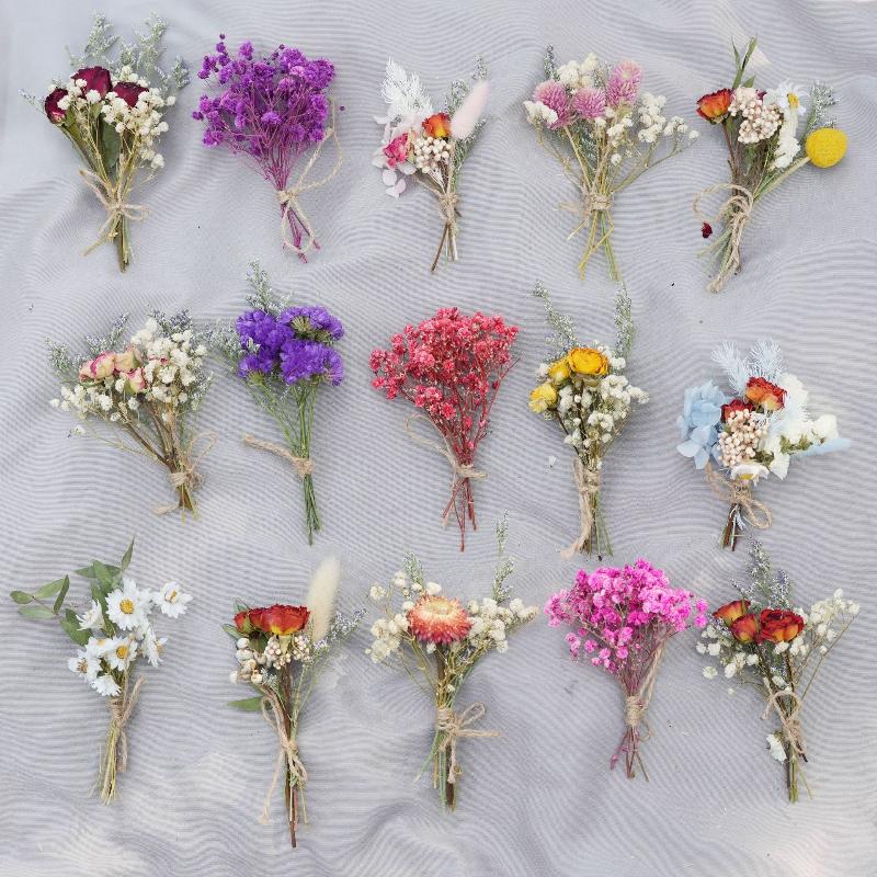 Бутоньерка для жениха/подружки – обзор и цена Dried Flower Bunch