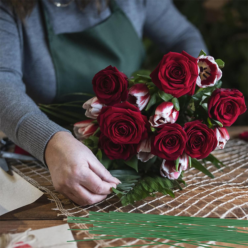 5-100 шт. миниатюрных зеленых  – обзор и цена Wire Stem Florist